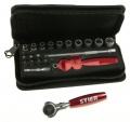Stier Nut Driver Set - 903040 Socket Spanner And Bit Set 1-4 Professional In Bag, Set Of 24 Stier Nut Driver Set - 903040 Socket Spanner And Bit Set 1-4 Professional In Bag, Set Of 24